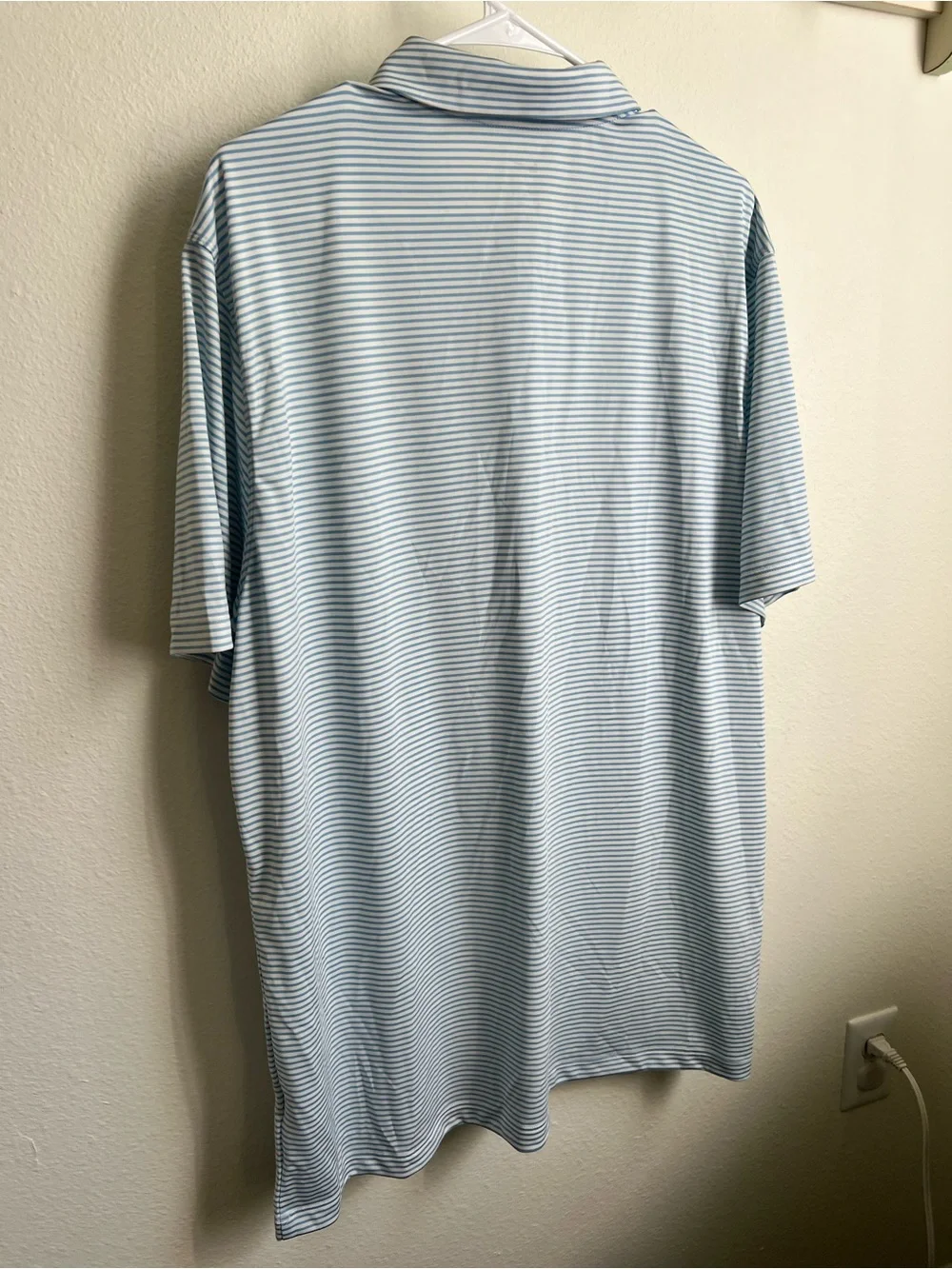 NWT Nike Men’s Light Blue Striped Dri-FIT Polo Shirt